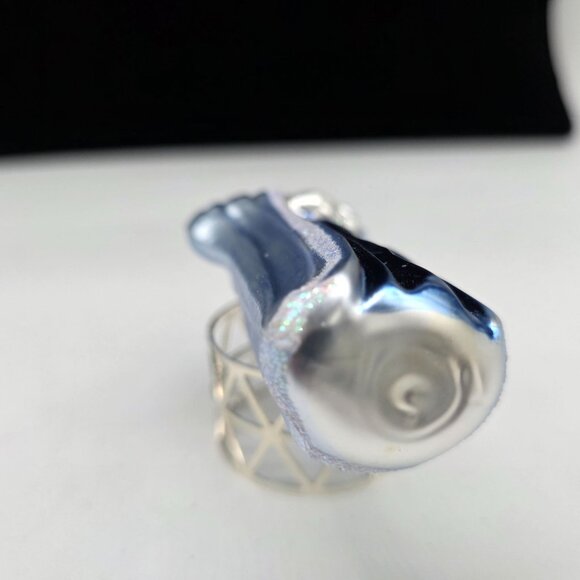 Inge Glas Madona With Child Glass Christmas Ornament Germany 5" - Picture 5 of 6